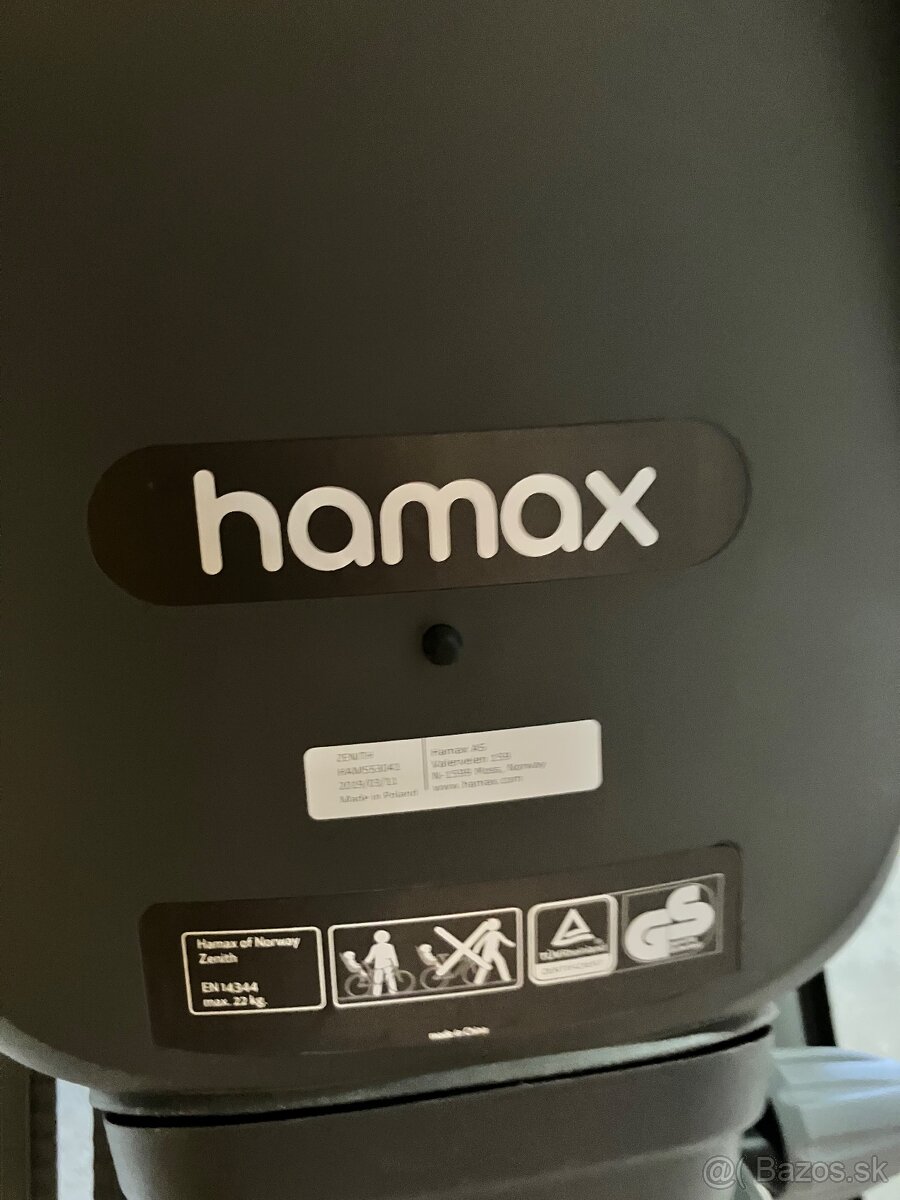 Detská cyklosedačka Hamax Zenith - 2