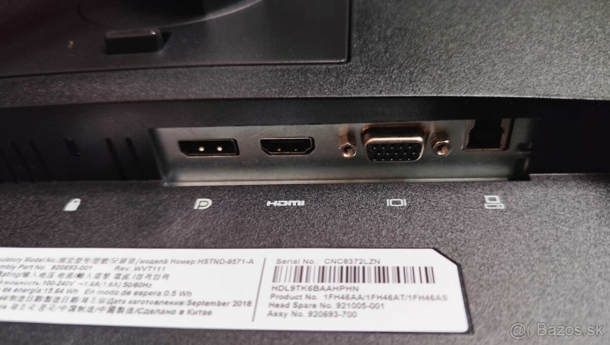 ✔️ Monitor HP 23" HDMI tenky ramik - 2