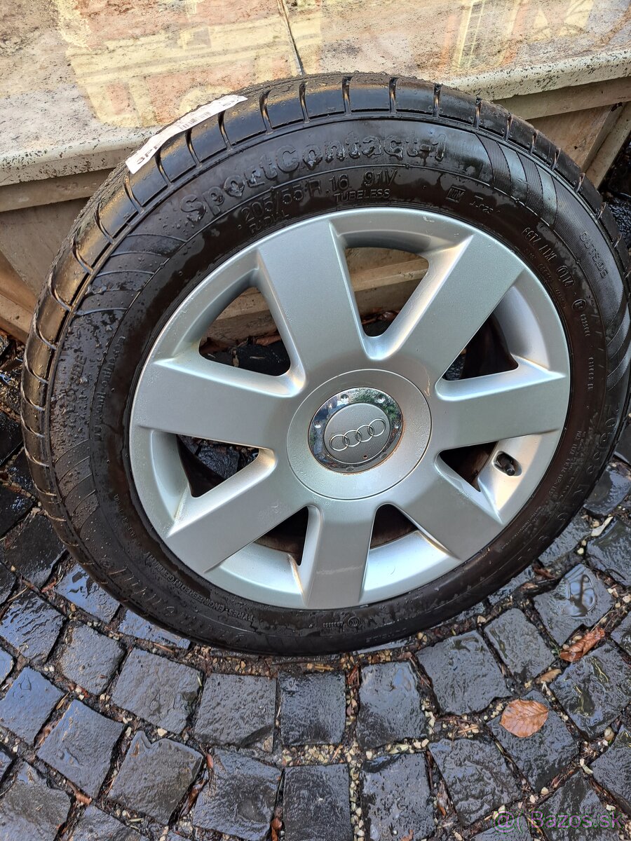 Audi 205/55 r16 hlinikove diky - 2