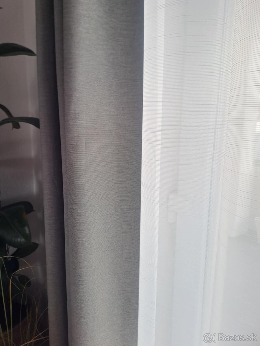 Sivé závesy - 2
