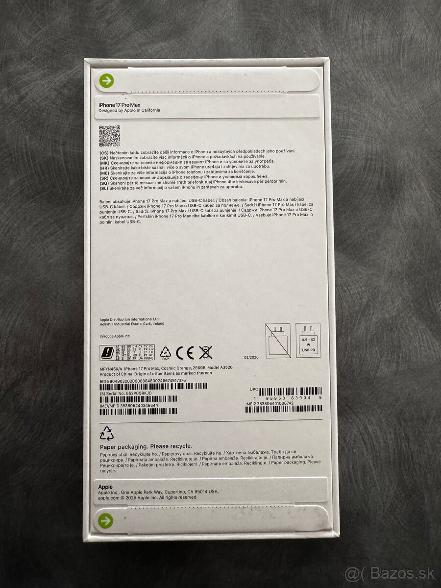 Iphone 17 Pro Max 256GB - 2