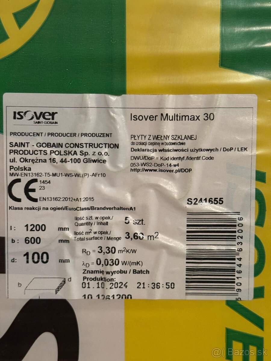Isover Multimax 30 - 2