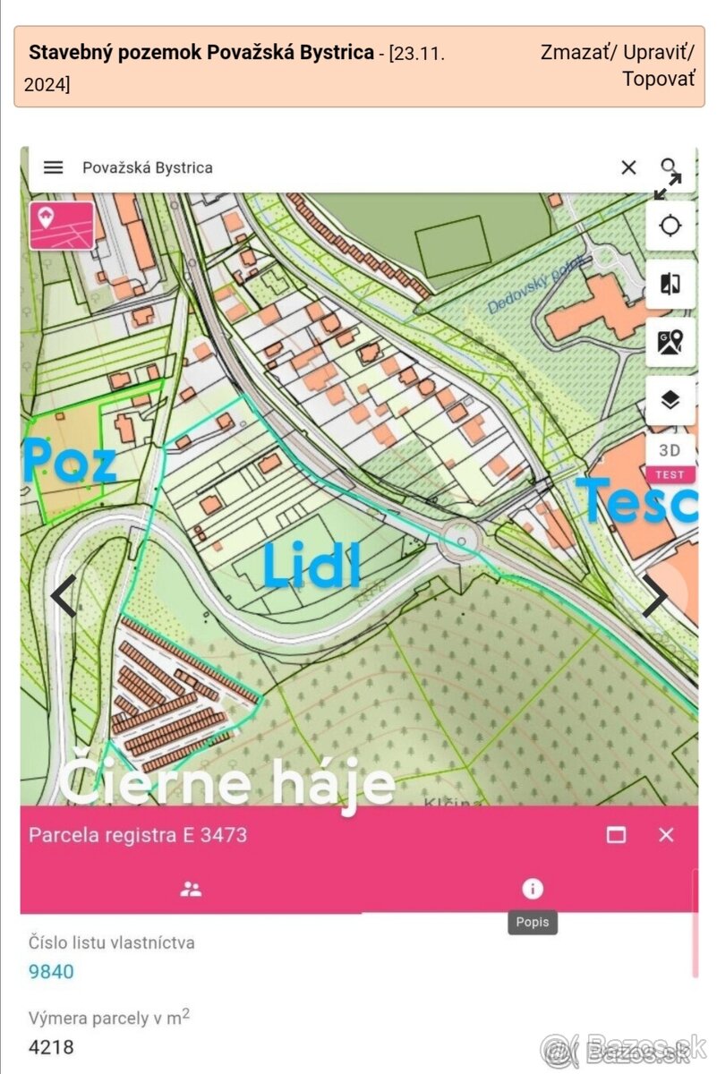 Pozemok v územnom pláne - 2