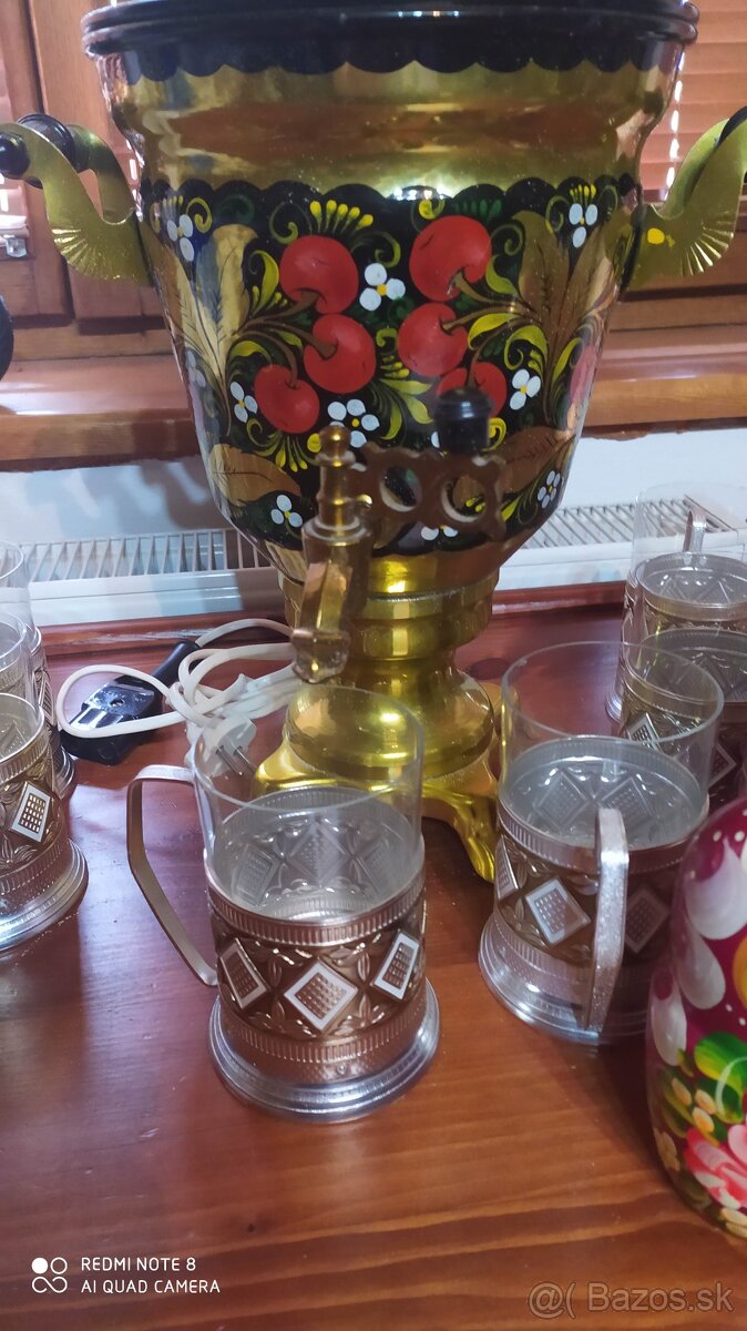 Ruský samovar matriošky - 2