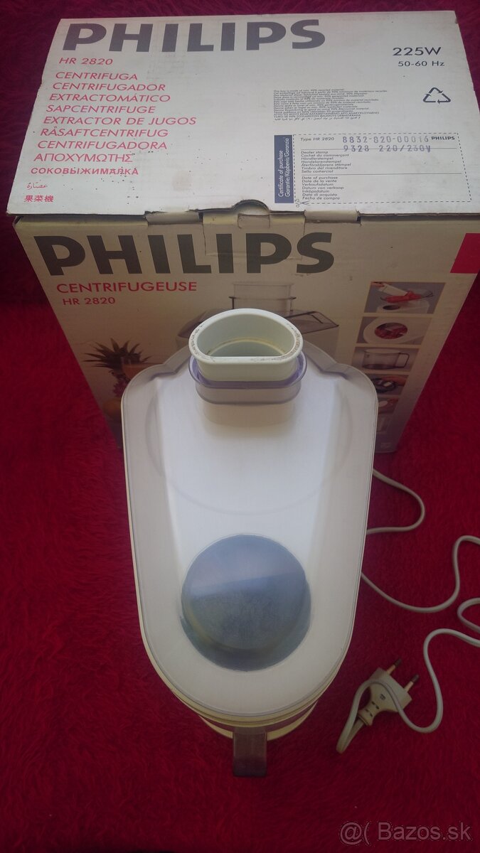 Odšťavovač PHILIPS HR 2820 - 2