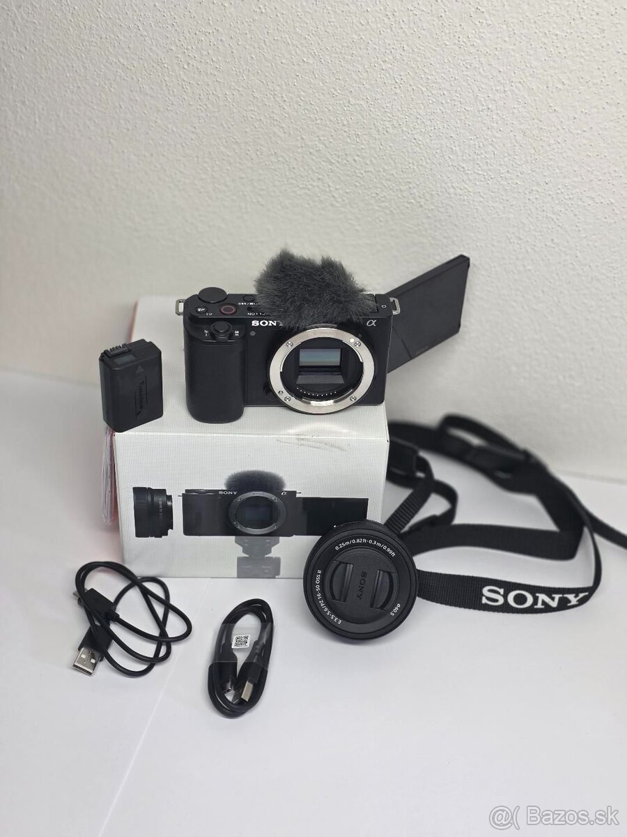 Predám stream/vlog set v záruke (Sony ZV-E10, Viltrox,...) - 2