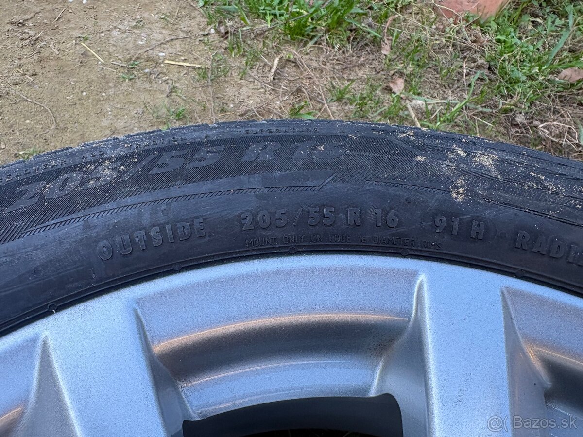 205/55 R16 letné pneumatiky a mazda disky - 2