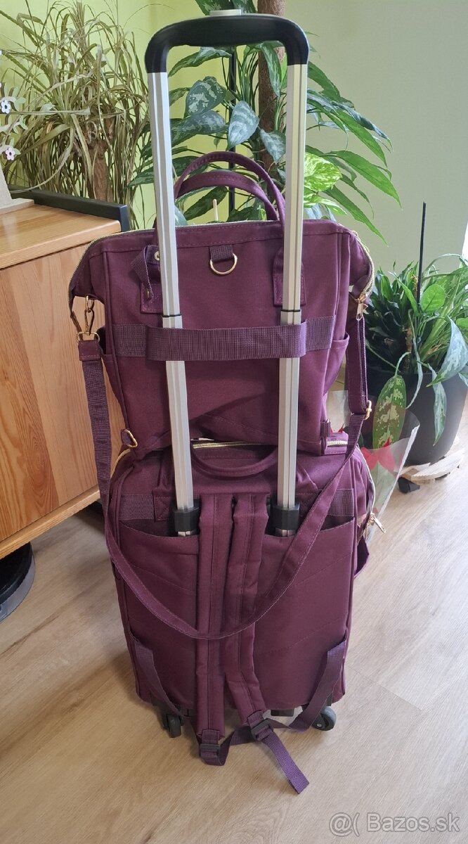 Cestovná taška na kolieskach s taškou na kufor - 2