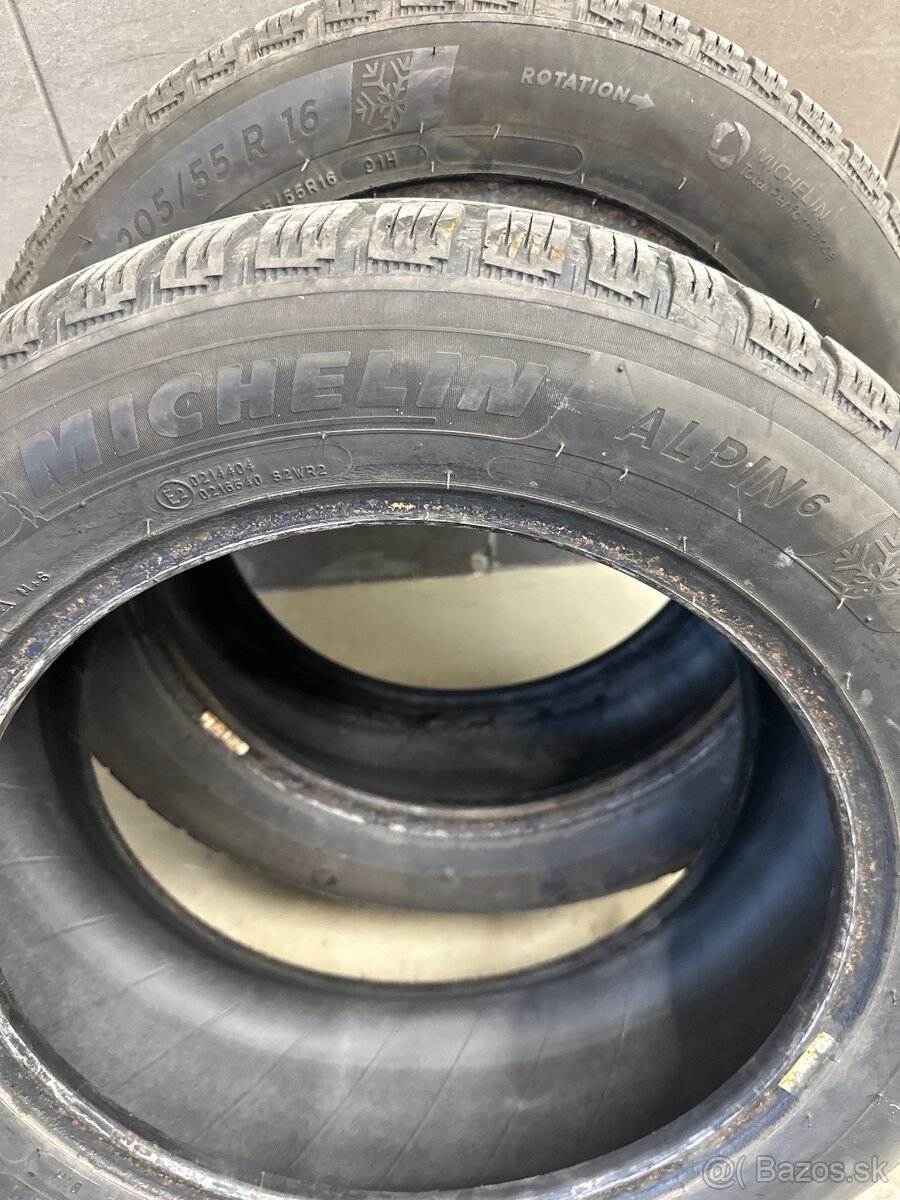 Predam zimne pneu 205/55r16 - 2