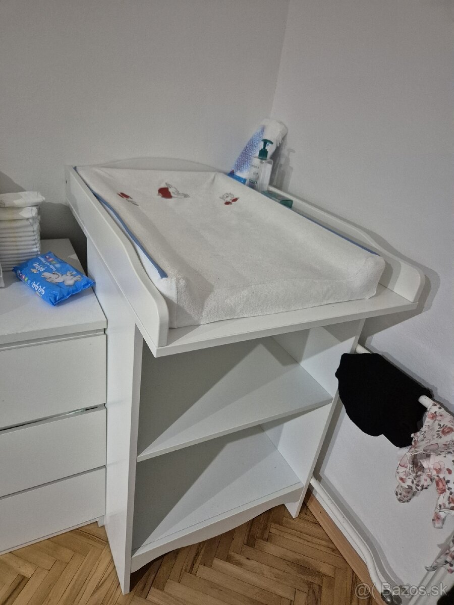 Prebaľovací pult,, biela farba, IKEA - 2