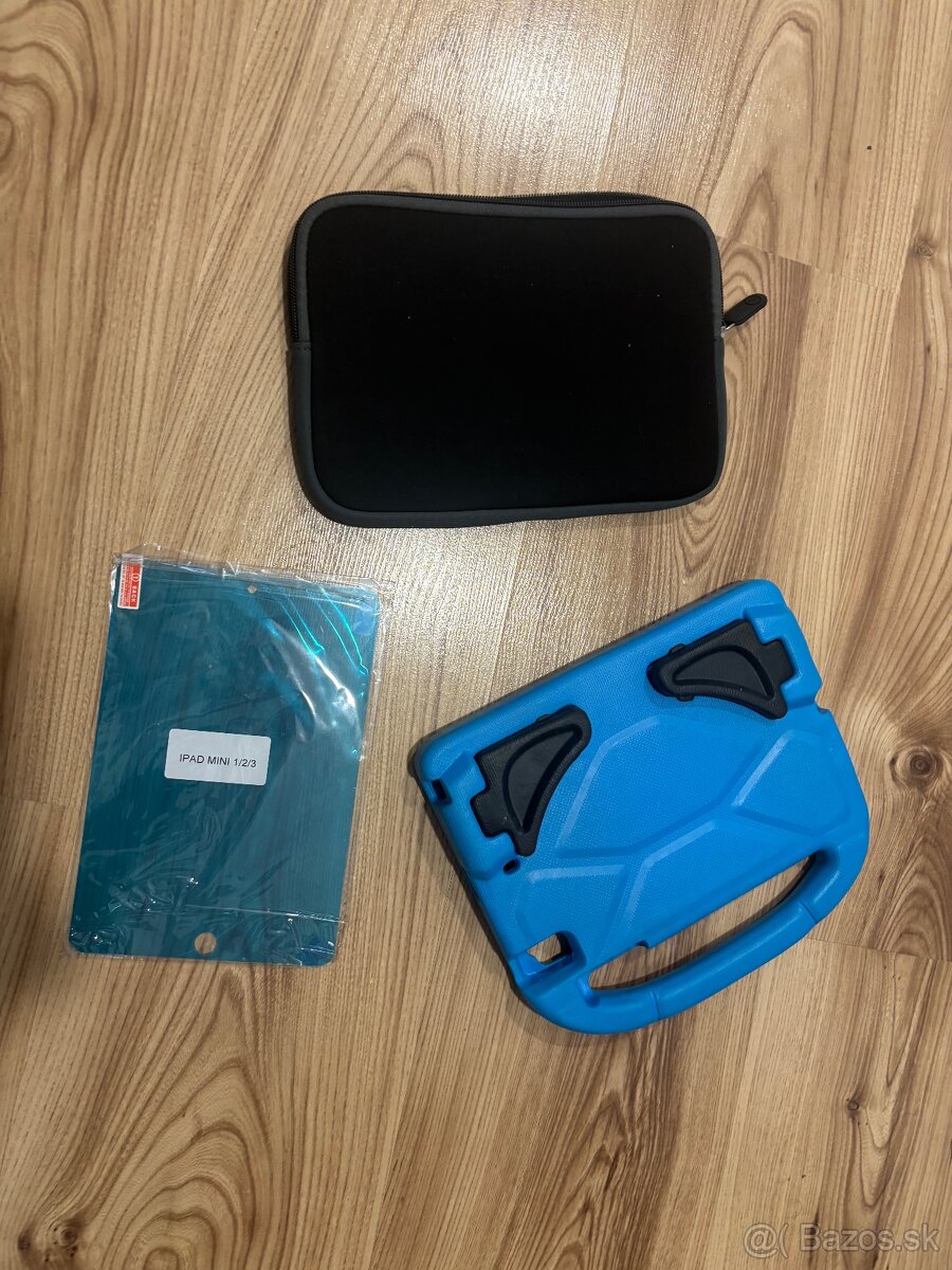 ipad mini 1/2/3 ochranne aklo a 2x puzdro - 2