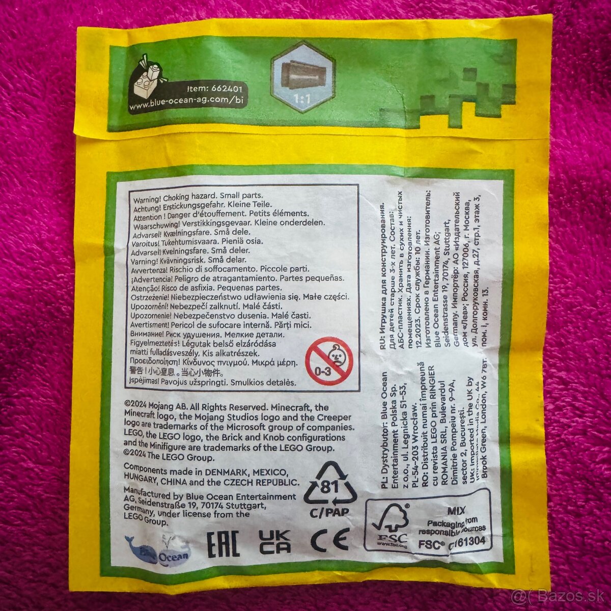 Lego Minecraft panáčiky - 662401 - 2