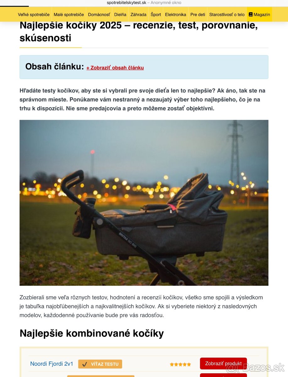 Noordi Fjordi SP 3v1 s extra výbavou - 2