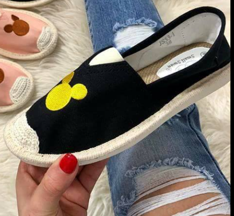 Čierne espadrilky MICKEY, veľkosť 38 - 2