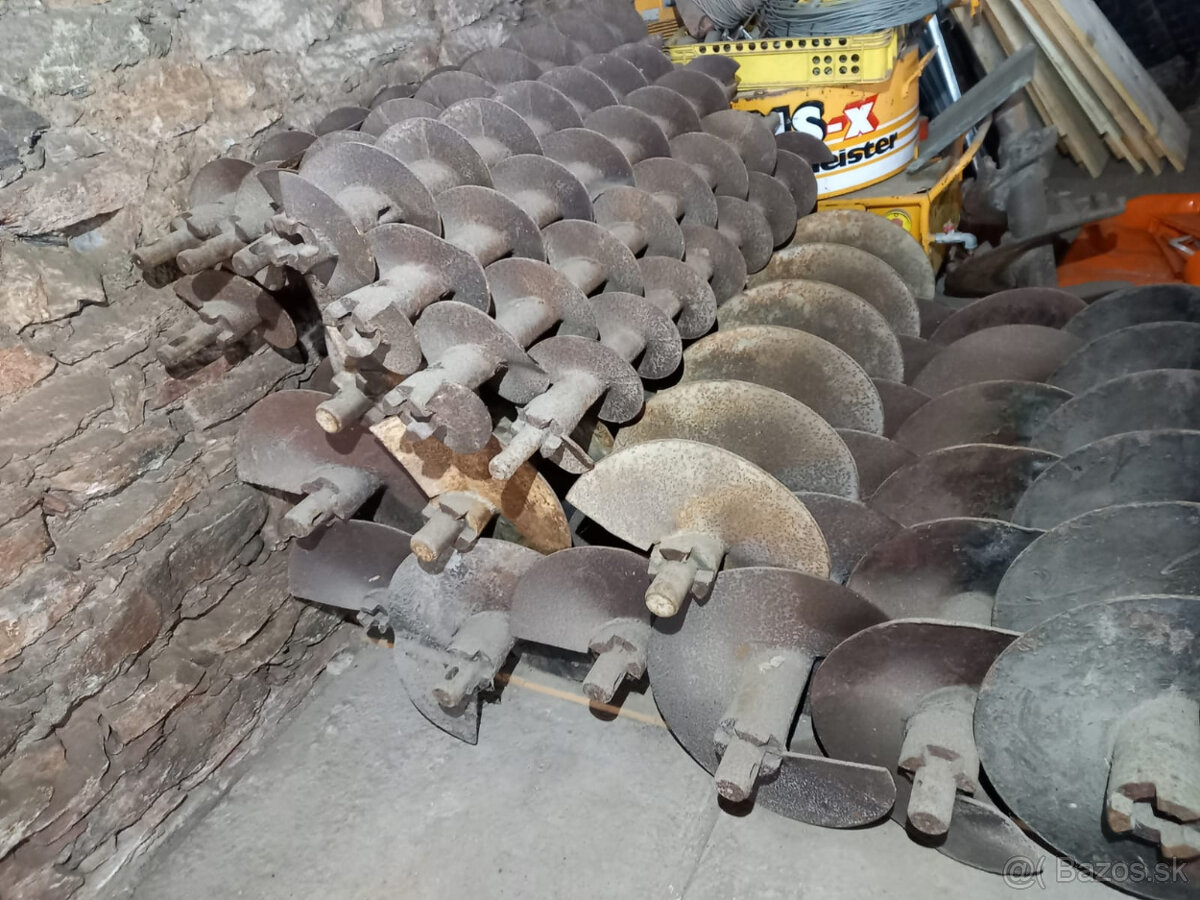 Vrtná souprava, vrtací šneky - 2