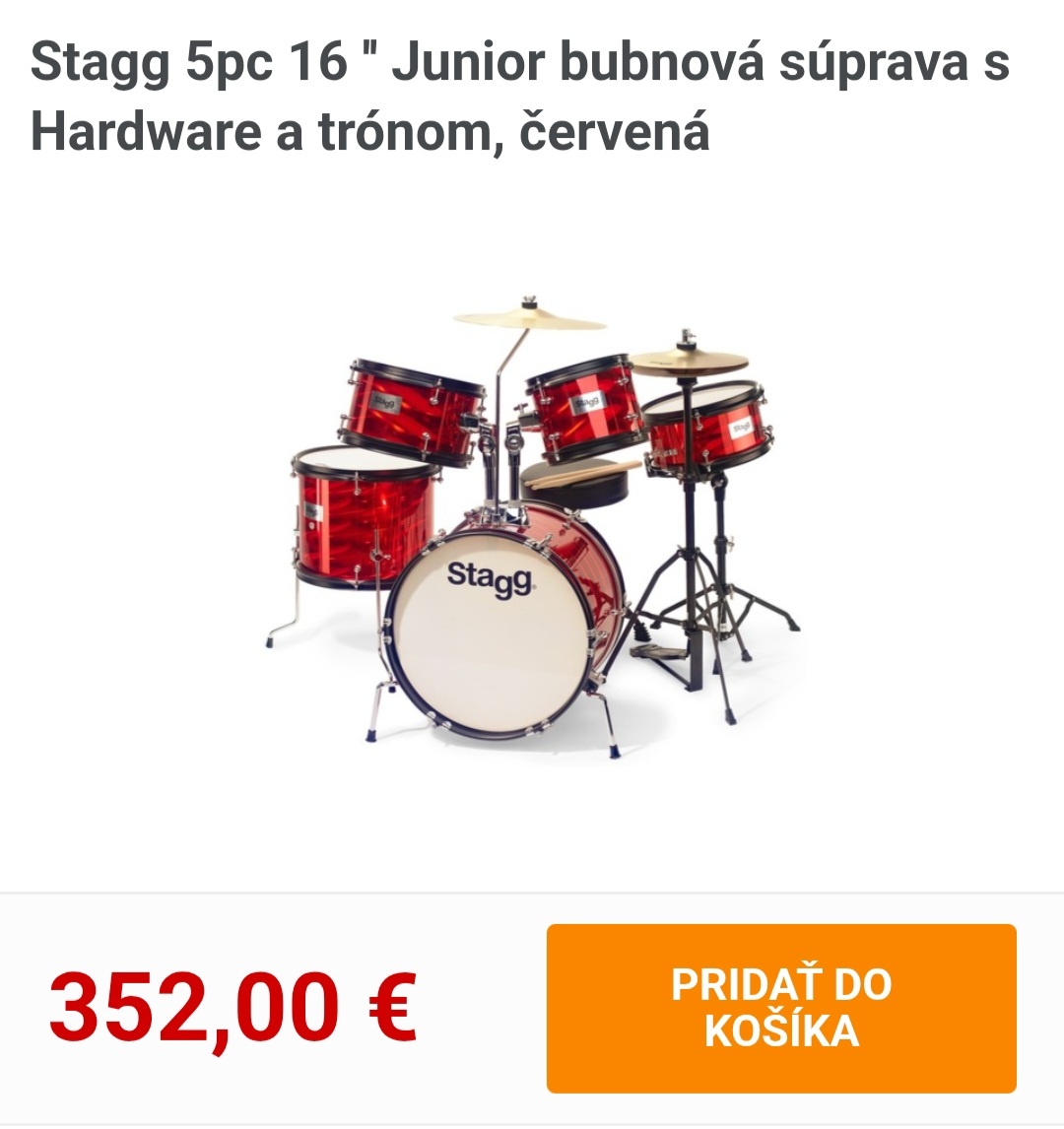 Predám detské bicie - 2