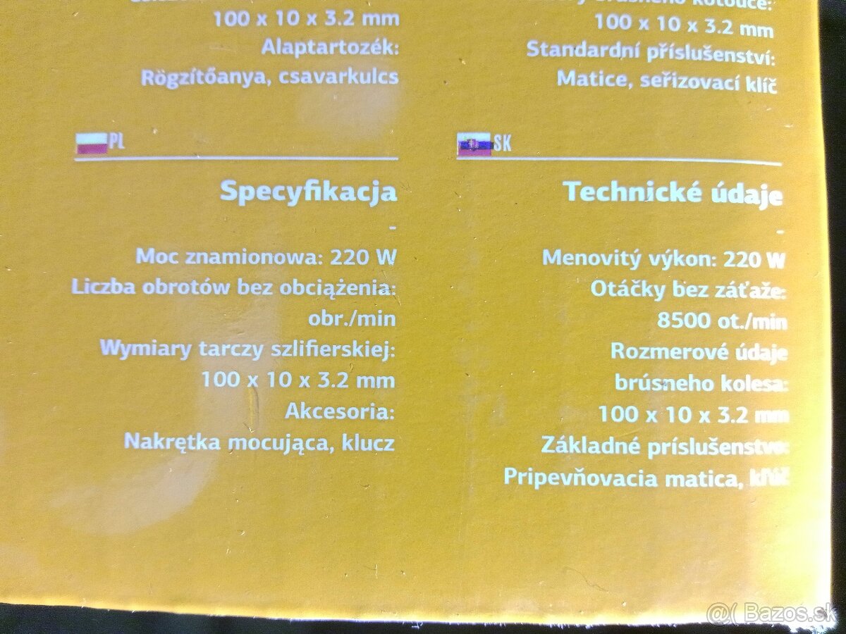 Brúska na pílové reťaze - 2