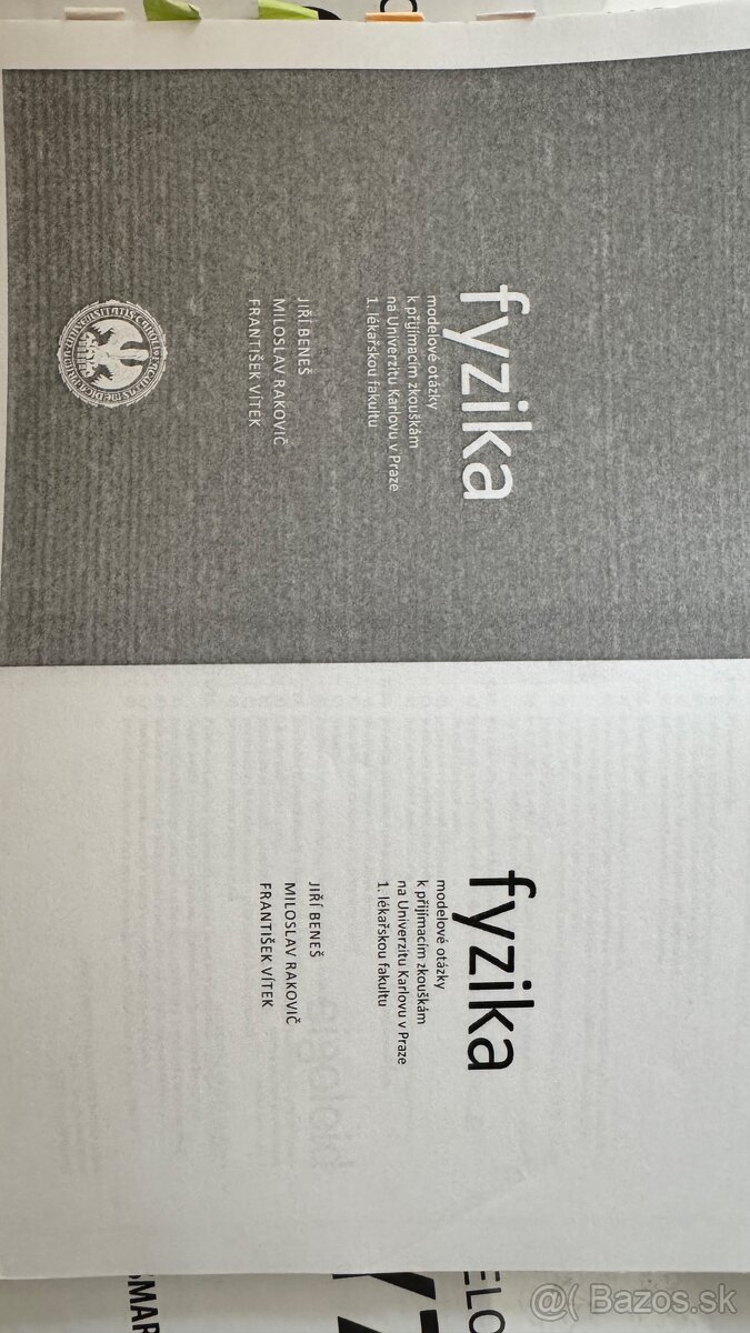 Testovnice LF 2. Karlova/ LF Masarykova/ LF 1. Karlova - 2