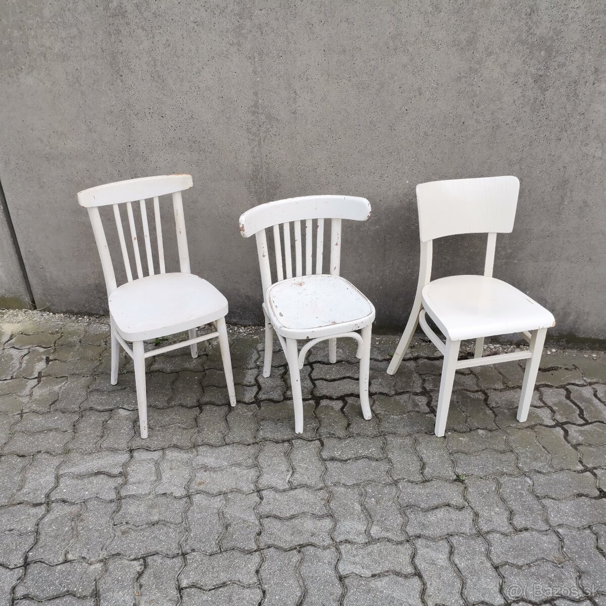 Retro stolicka THONET TON drevena Vintage vidiecka - 2