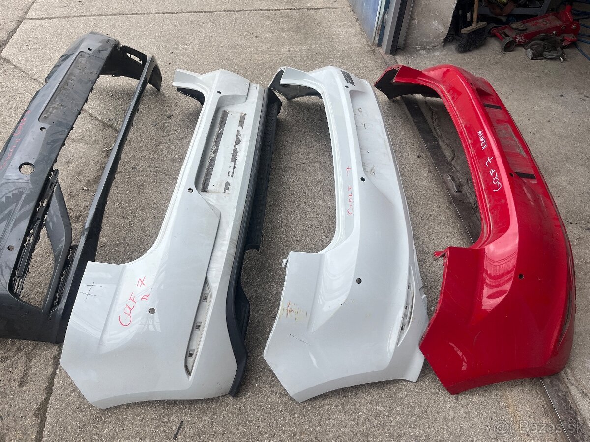 Nárazníky golf 7 aj predné aj zadné aj krátky aj combi - 2