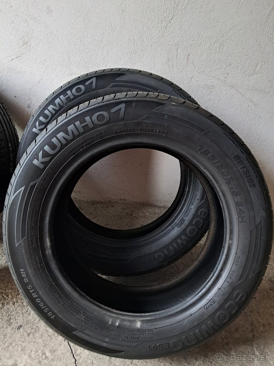 Zánovné letné pneumatiky 185/60R15 84H - 2