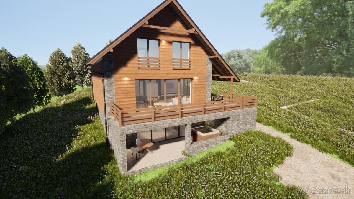 Stavebný pozemok chata stavebným povolením komplet - 2