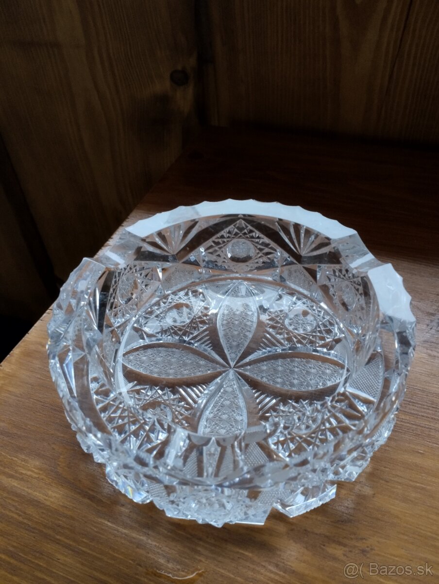 Popolník miska krištáľ - 2