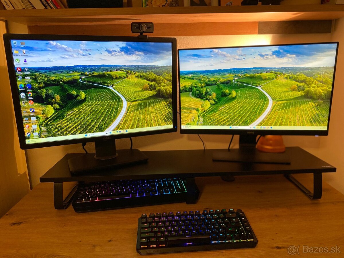 Predám 2× monitor 24" - DELL U2412M + BenQ GW2480 (Full HD) - 2