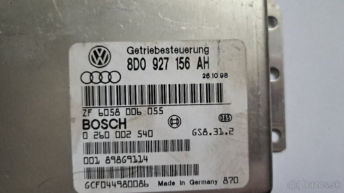 Riadiaca jednotka 8D0 927 156 AH - 2