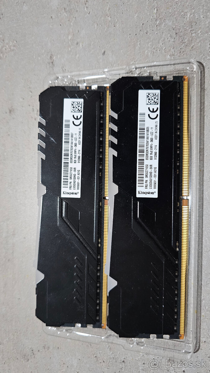 16GB kit HyperX Fury 3600MHZ - 2