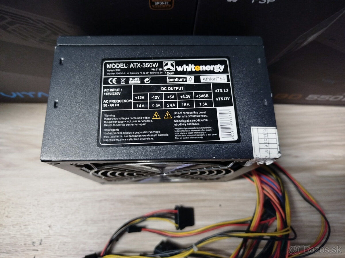 350W ATX zdroj Whitenergy - 2