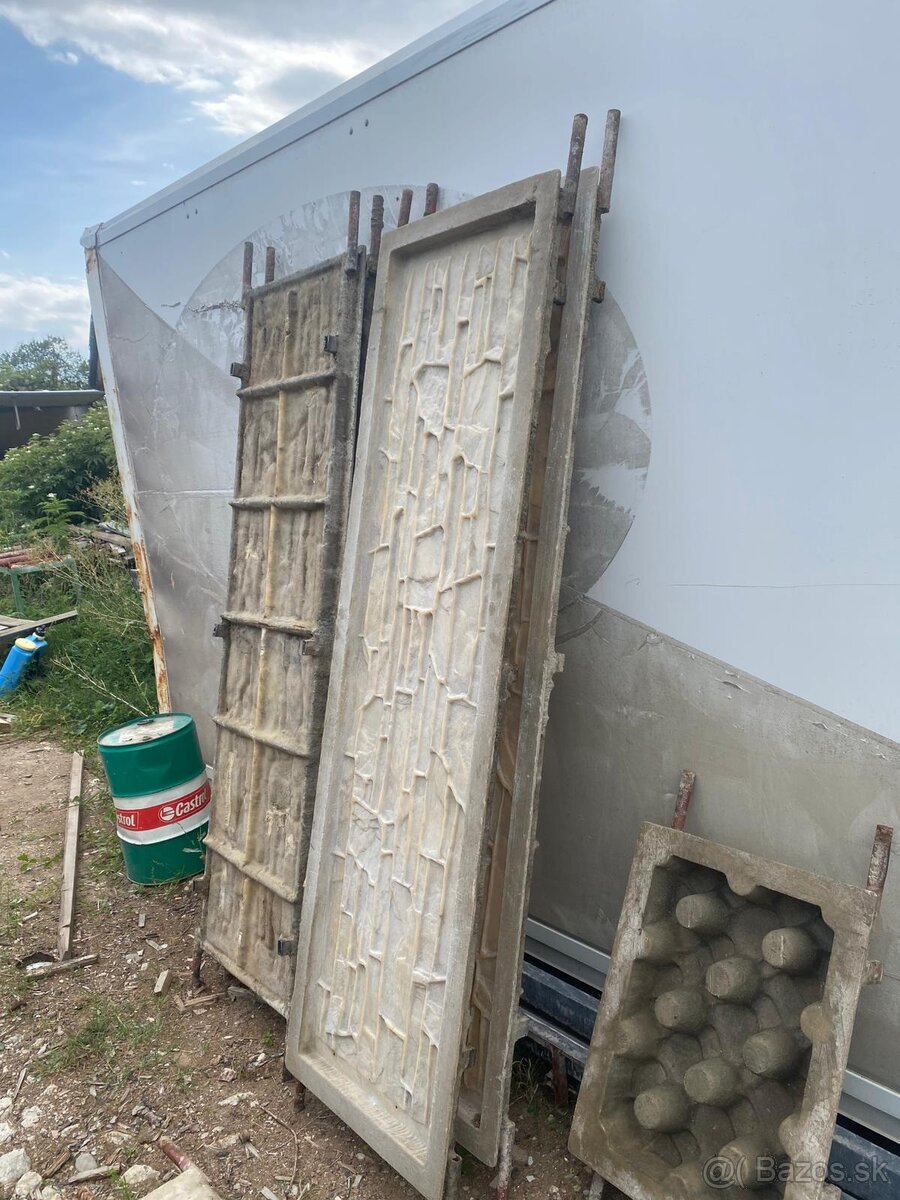 Formy na výrobu plotov - 2
