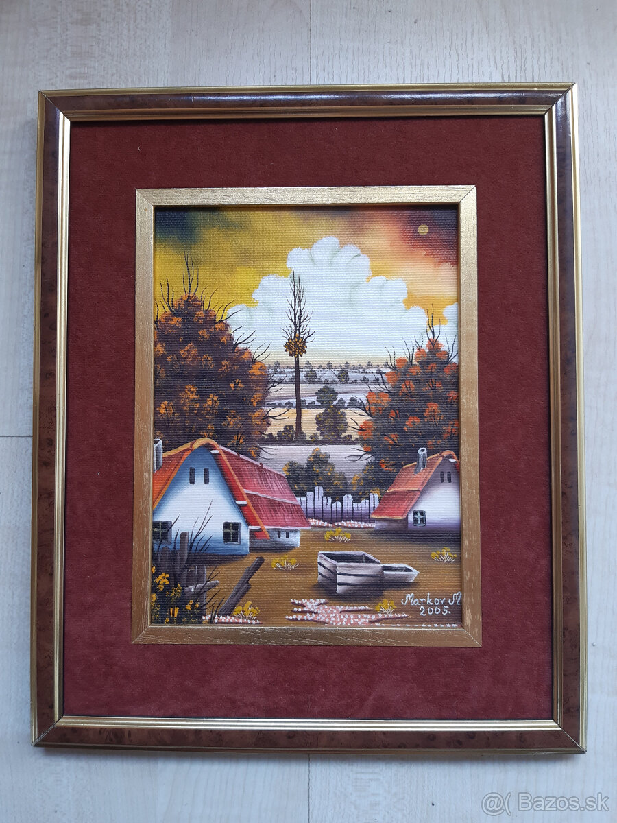 Insitný obraz Dedina - 2