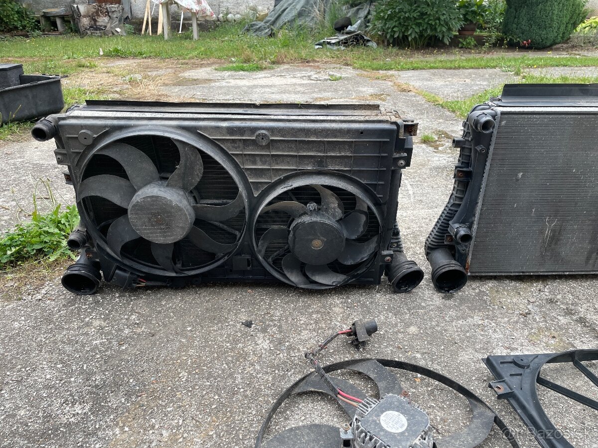 Chladiče Octavia 2 golf 5 Seat Leon vrtule vetraky - 2