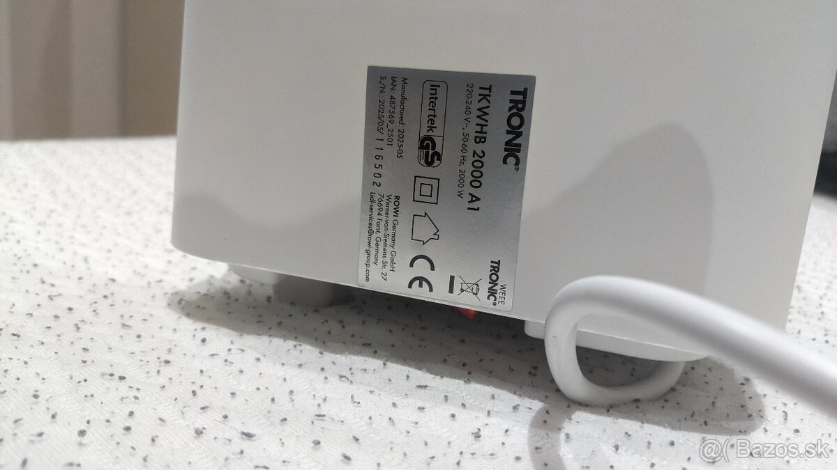 Elektrický ohrievač - 2