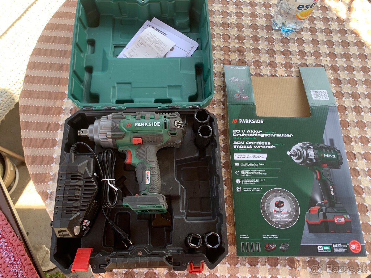 Rázový utahovák Parkside - 2