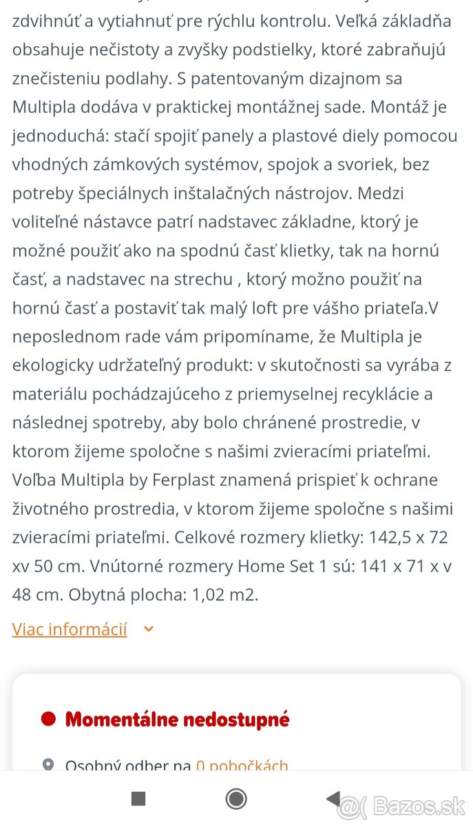 Predam modularnu klietku - 2