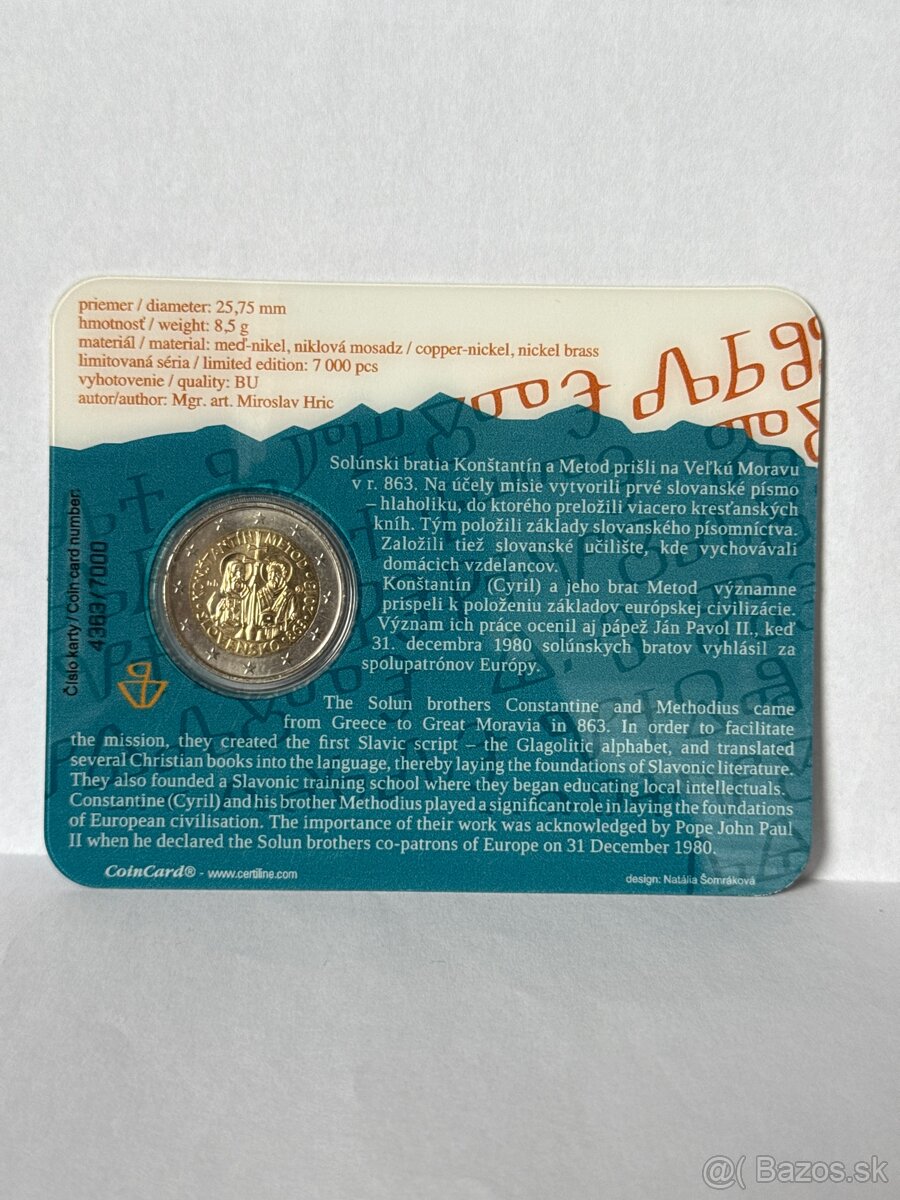 2€ kartička - 2