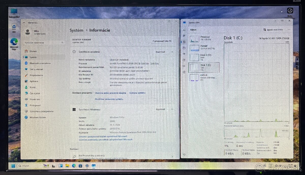 PC Dell OptiPlex 3060 Tower i5-6CPU/16GBRAM/SSD+HDD/KL/M/WIN - 2