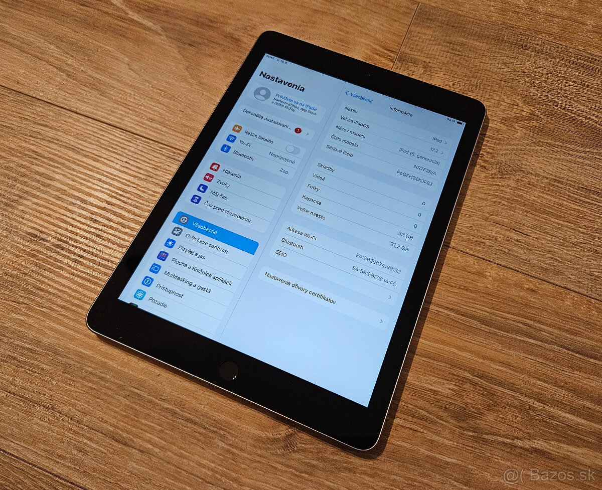 Apple iPad 6 32g - 2