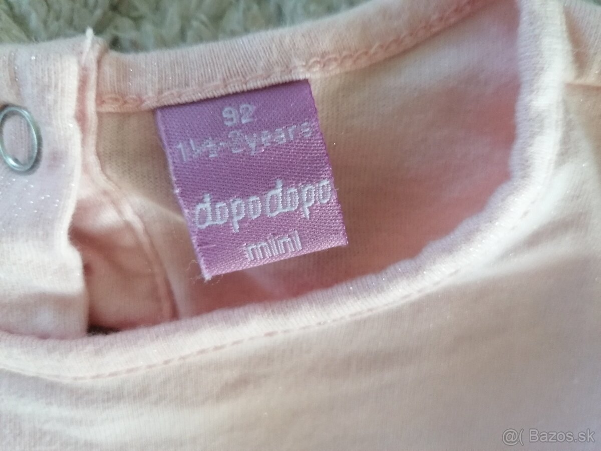 Šaty +rifle na traky 1-2 r. - 2