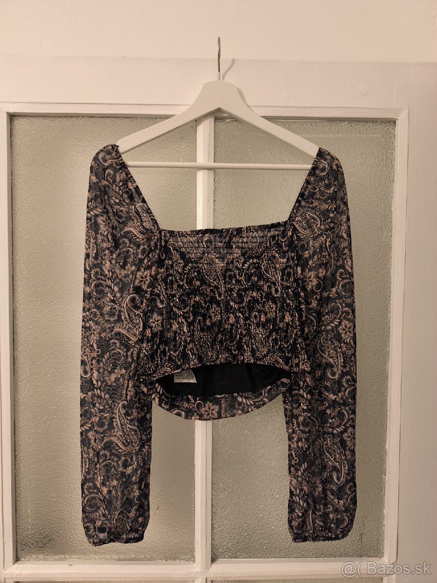 Dámska vzorovaná blúzka – dlhý rukáv 👚✨
- 2