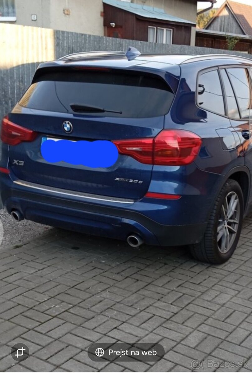 Bmw x3 xDrive 3.0d 195kw 6/18 193tkm - 2