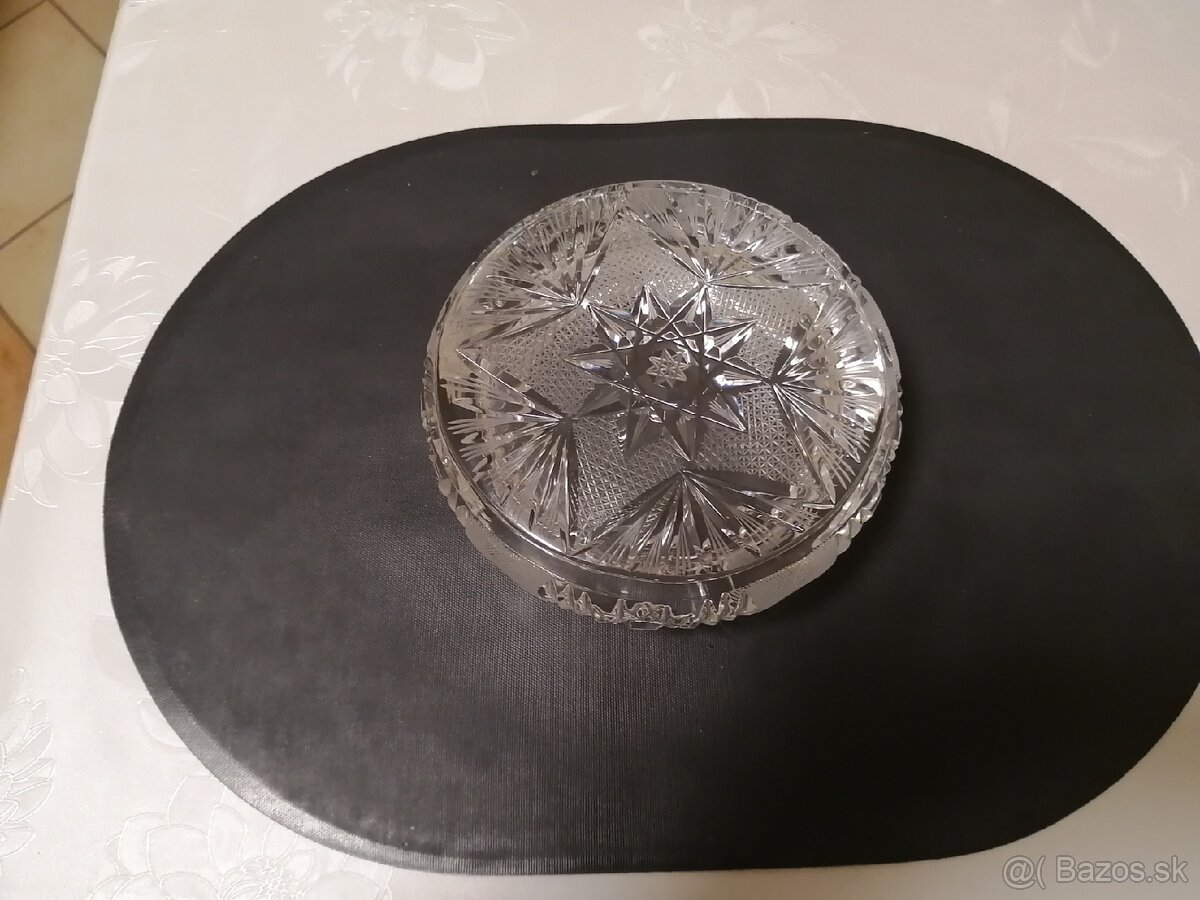 Popolník krištáľový brúsený - 2