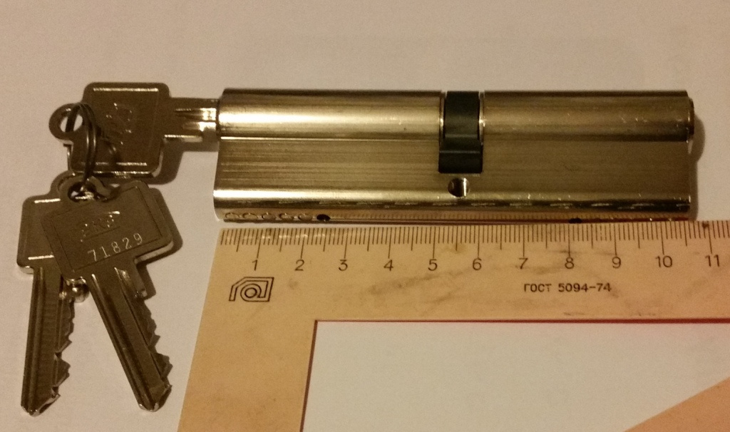 Cylindrická vložka BKS do dverí - 2