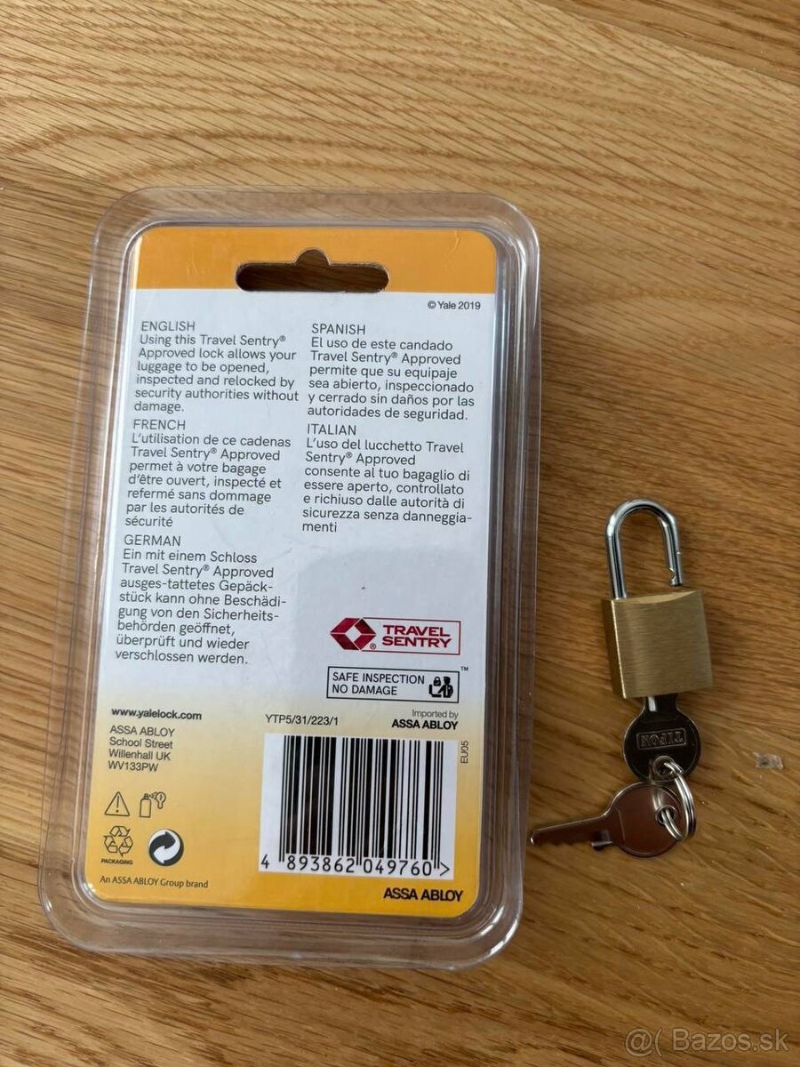 Predám 2 ks malých zámkov (visiacich zámkov). - 2