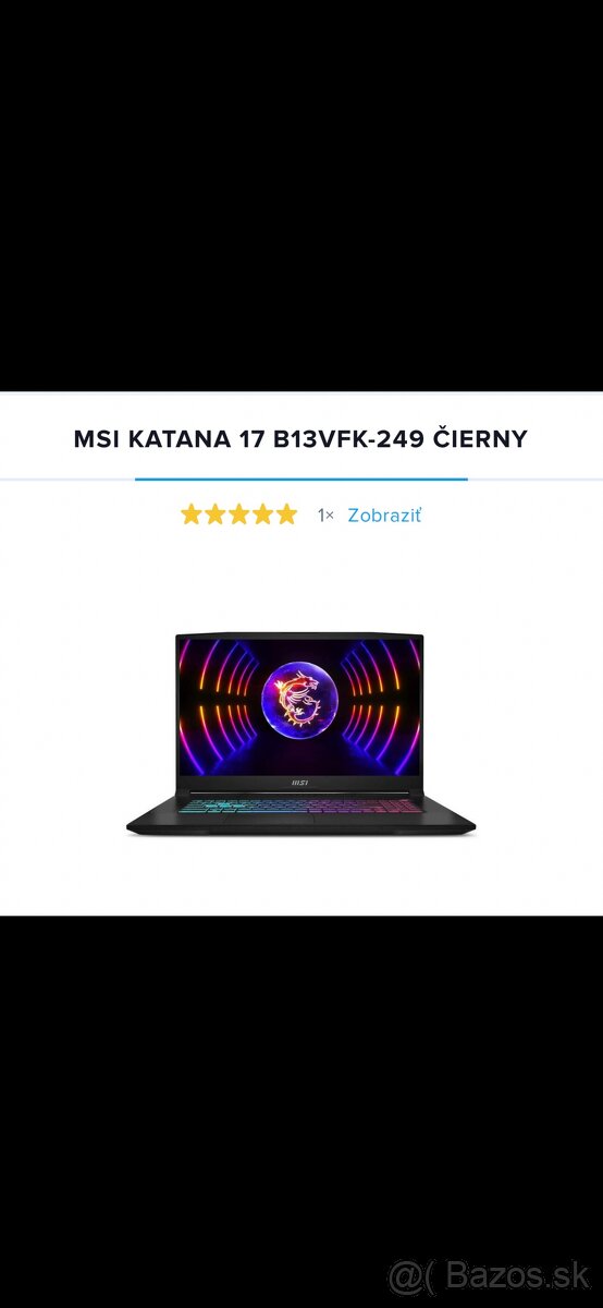 MSI KATANA 17 B13VFK-249 - 2