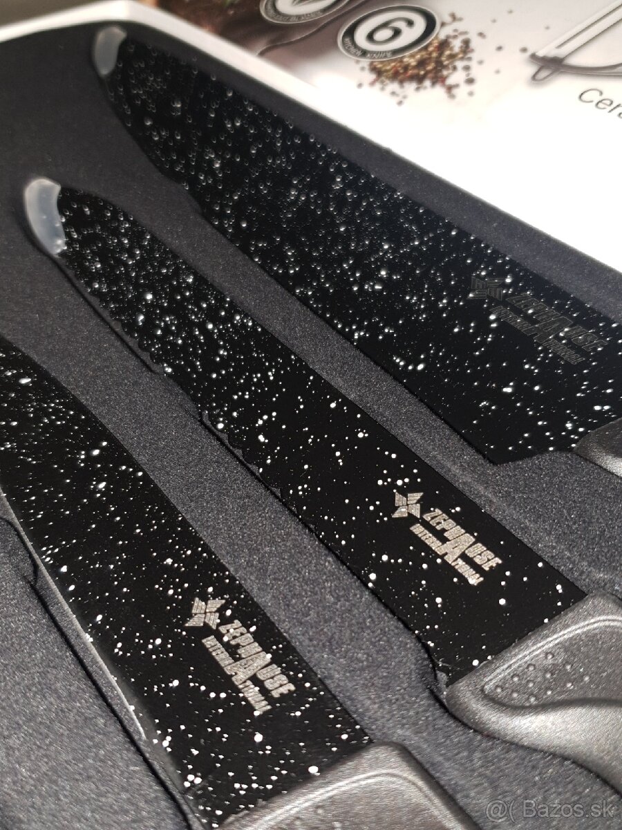 6-dielny set nožov s keramickou škrabkou - 2