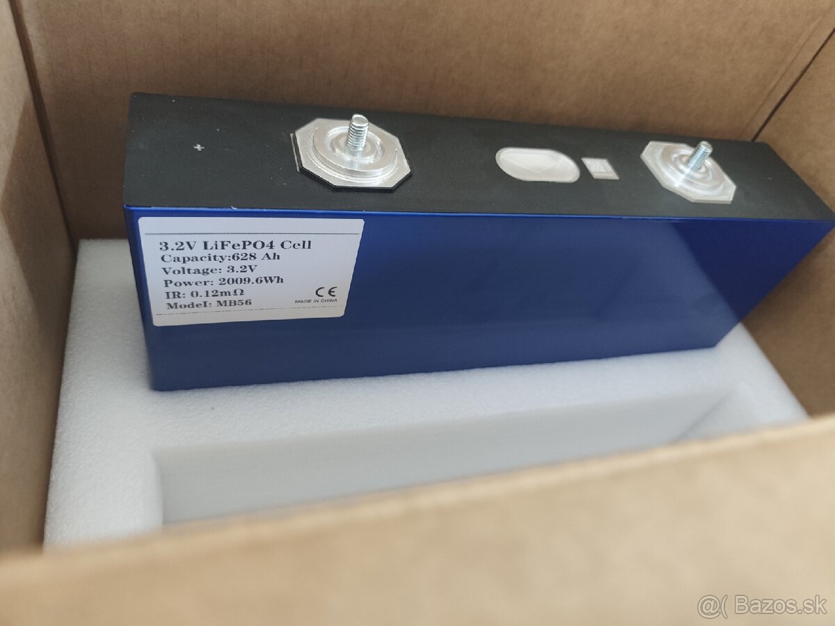 EVE MB56 LiFePO4 články – 3.2 V, 628–680 Ah - 2
