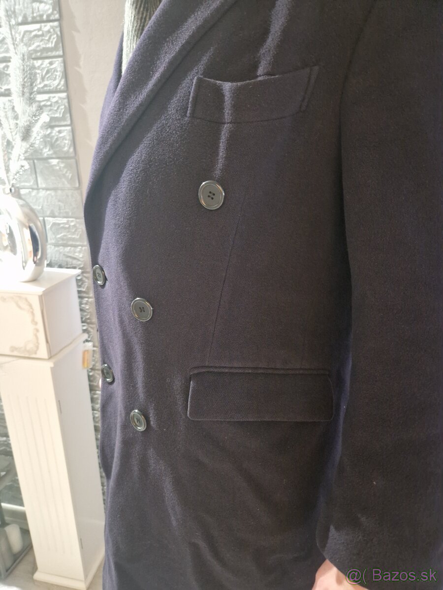 Pánský dlouhý kabát Berwin & Berwin - 100% Cashmere (L) - 2